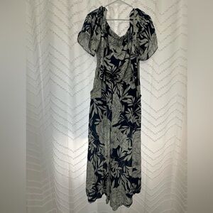 Luxology Navy and Cream Jumpsuit